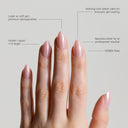 Ballet Slipper 2. sortering, Medium Almond, press on nails